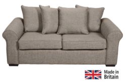 Collection Erinne 2 Seat Fabric Pillowback Sofa Bed - Grey